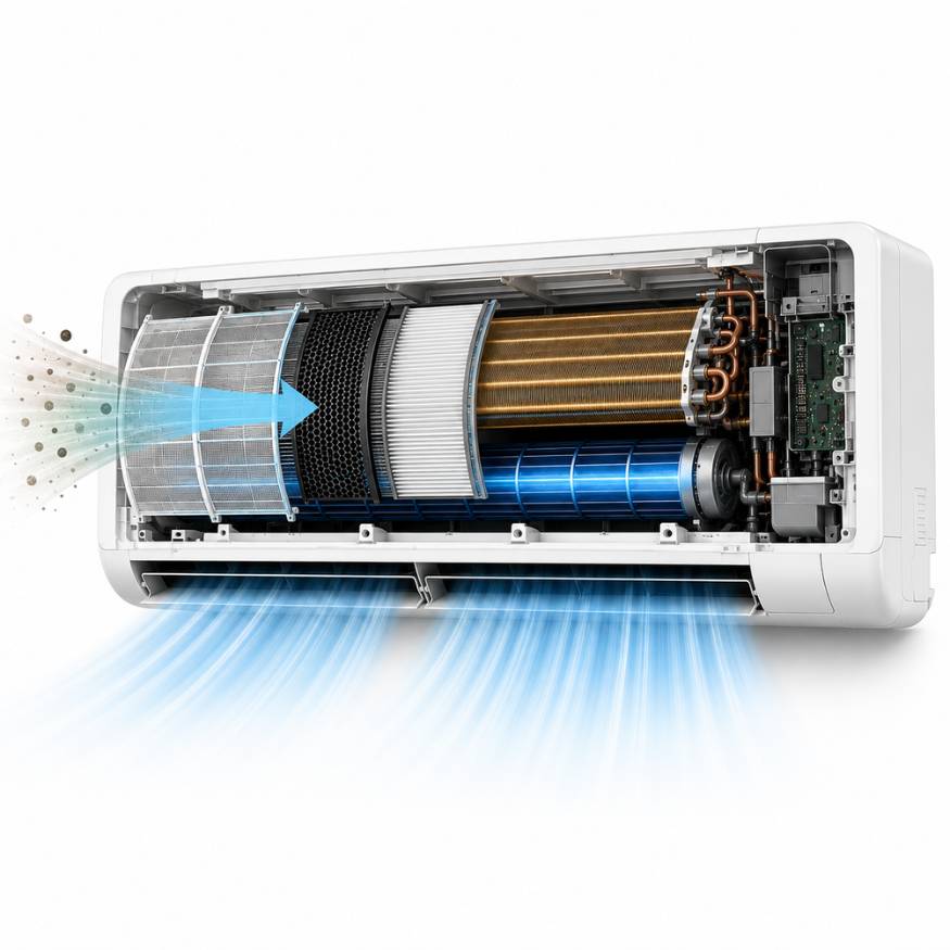 Scambiatore di calore intelligente per il risparmio energetico